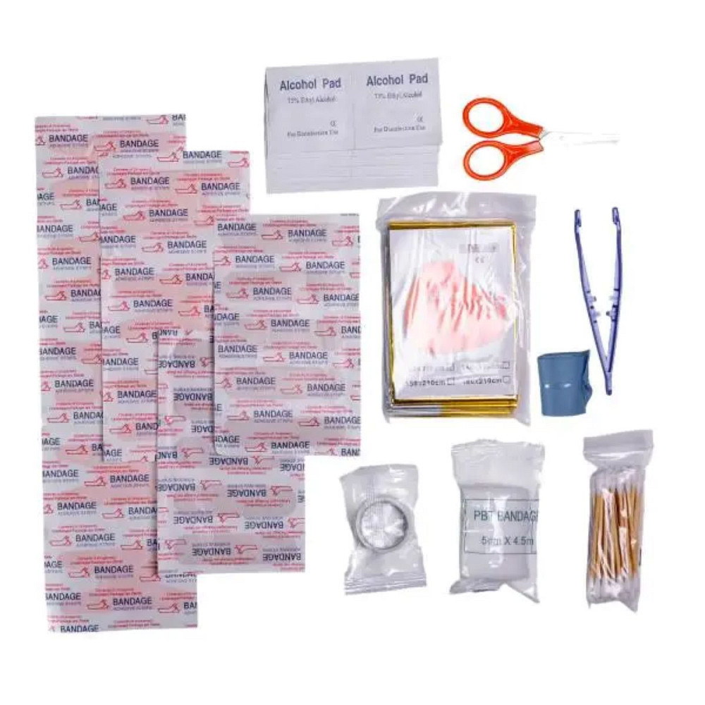 Туристичний набір інструментів для виживання 21х15х12 см похідний набір з аптечкою і лопатою Lugi HP-D-5 Коломыя - изображение 5