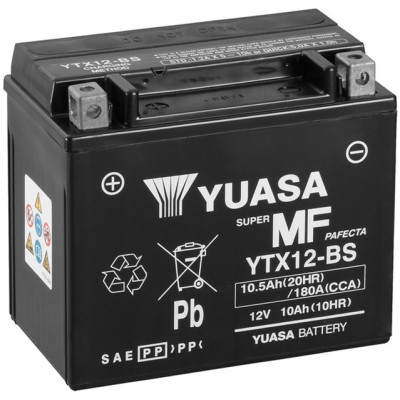 Аккумулятор автомобильный Yuasa 12V 10,5Ah MF VRLA Battery (YTX12-BS) Винница - изображение 1