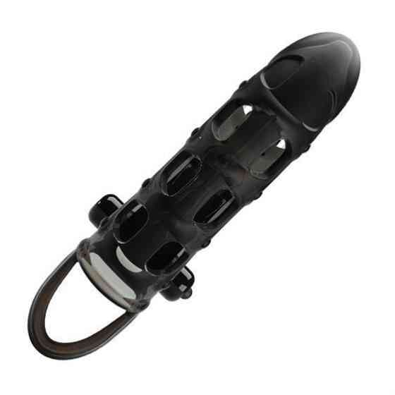 Насадка на член - Pretty Love Cuper Vibrating Penis Sleeve Black Sex Aura Київ