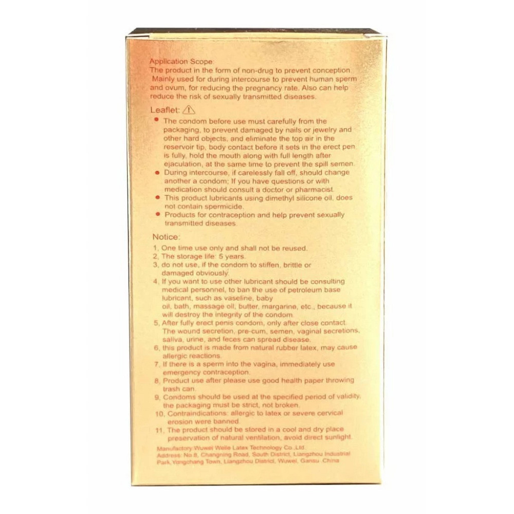 Презервативи Olo Foil 0.01 GOLD 10шт точки та ребра, гіалуронова змазка (фольга) Sex Aura Київ - фото 3