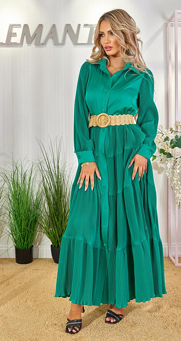 Шовкове плаття плісе (44) Київ - фото 7