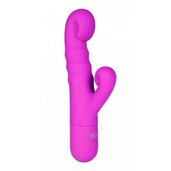 Вибратор-кролик Peachy Pretty Violet Miss V, розовый Sex Aura Киев