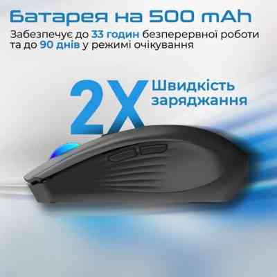 Мишка Promate Kitt Wireless Black (kitt.black) Вінниця