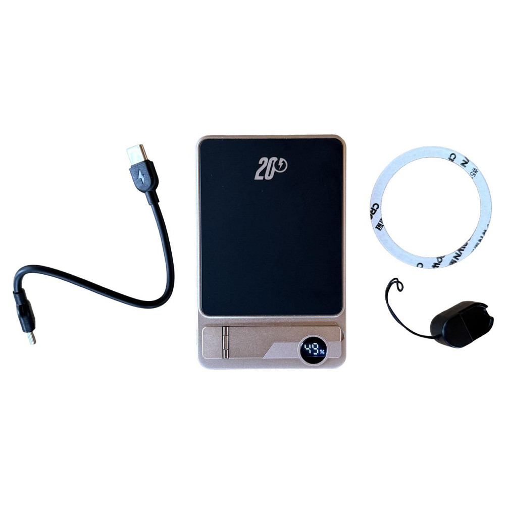 Повербанк F15 10000 mAh 20W (MagSafe) - золотий Київ - фото 11