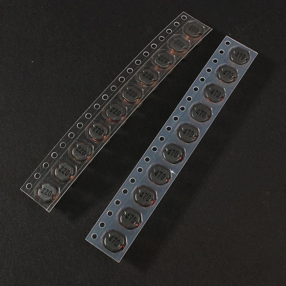 Катушки SMD CD43, 130 шт, дросселі 2.2–470 мкГн для Arduino Київ - фото 6