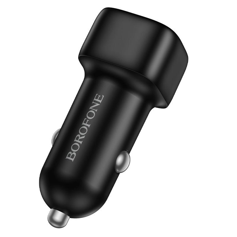 Автомобільний зарядний пристрій BOROFONE BZ34A Cloud single port PD20W car charger Black Одеса - фото 4