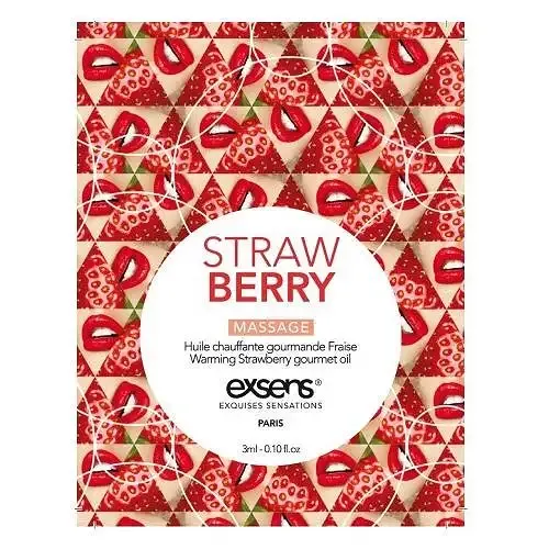 Пробник масажної олії EXSENS Strawberry 3мл Львів - фото 1