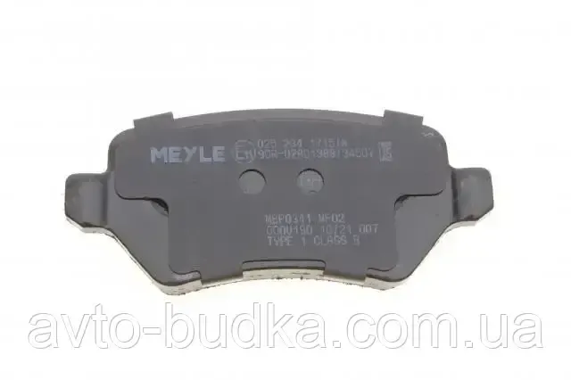 Гальмівні колодки задні на Opel Zafira B Meyle 0252341715/W Новий Розділ - фото 2