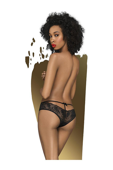 Сексуальні трусики Penthouse Adore me black(S/M) Sex Aura Київ - фото 2