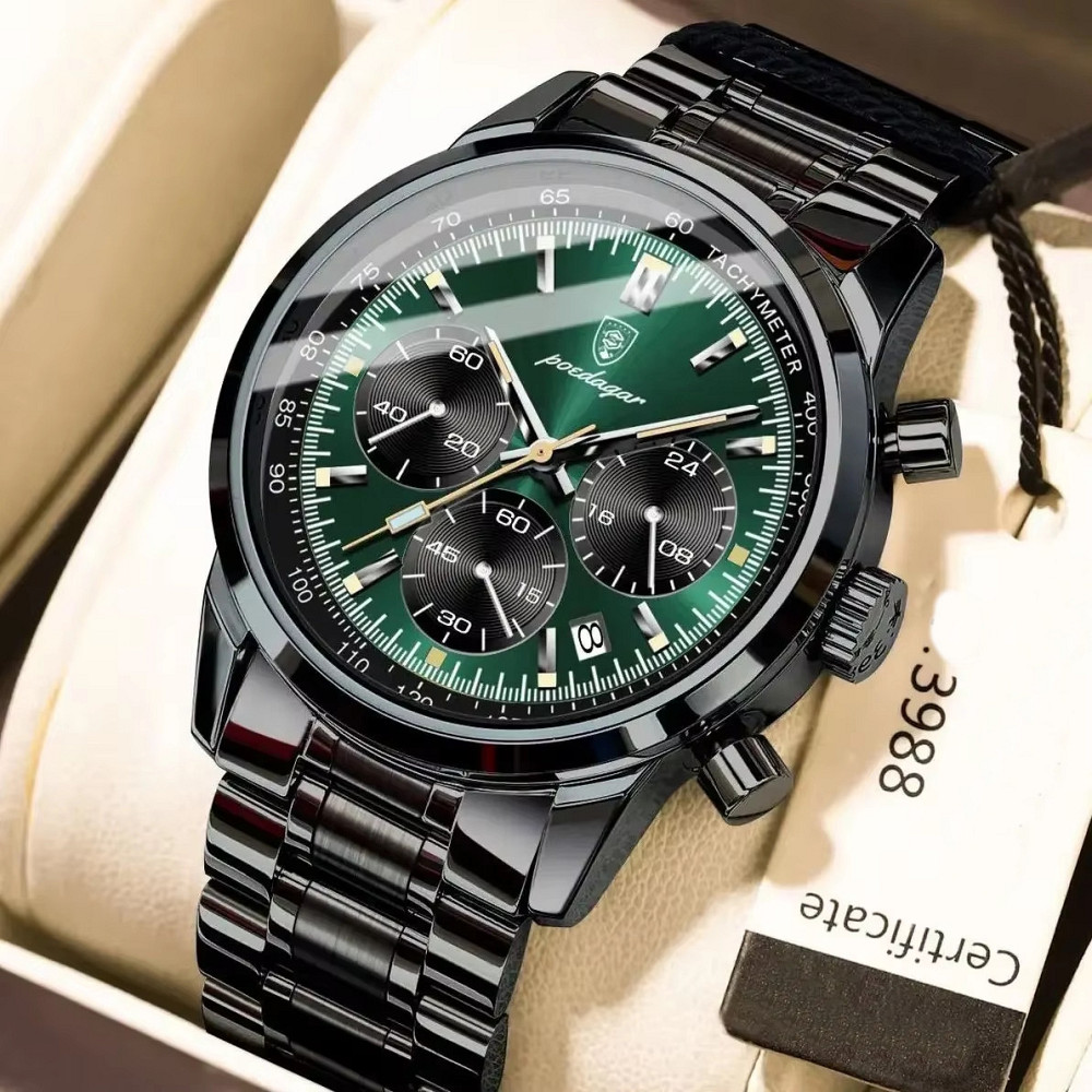 Годинник чоловічий наручний Poedagar Petros Black Вінниця - фото 1