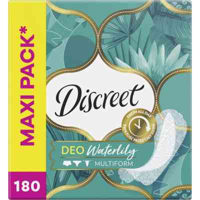Ежедневные прокладки Discreet Deo Waterlily 180 шт. (8700216859226) Винница
