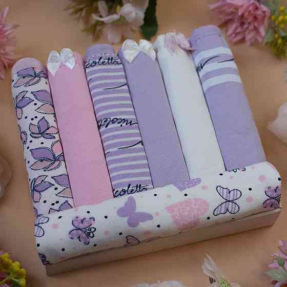 Трусы женские оптом Nicoletta Турция недельки батал 2XL, 3XL, 4XL, 5XL | 7 шт. Киев