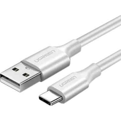 Дата кабель USB 2.0 AM to Type-C 0.5m 3.0A (18W) Nickel Plating US287 White Ugreen (60120) Винница