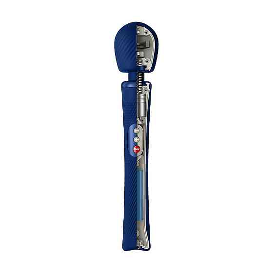 Вібромасажер Fun Factory VIM Vibrating Wand midnight blue, суперпотужний та легкий, до 6 годин роботи Sex Aura Київ