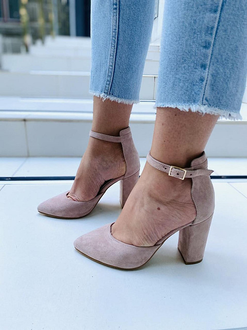 SANTINI Босоніжки жіночі SANTINI 953586-22 пудра (літо, замша натуральна) (3772) 35р.36р.37р. Коломыя - изображение 2