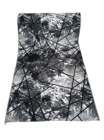 Килимова доріжка туреччина на повстяній основі, найнижча ціна, Модерн сірий. 1 м Кам'янське