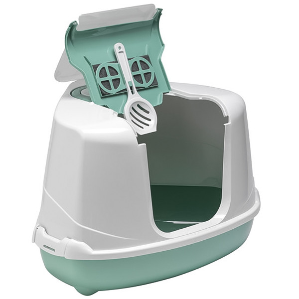 Moderna Flip Corner МОДЕРНА ФЛИП КЭТ УГЛОВОЙ закрытый туалет для котов Киев - изображение 1