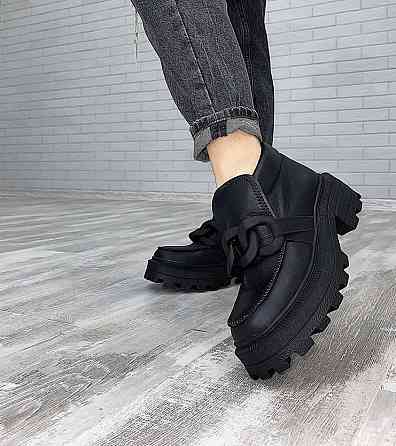 Marko Черевики жіночі DE MARKO чорні натуральна шкіра зимові 40р.-25.5см (4891) Коломия