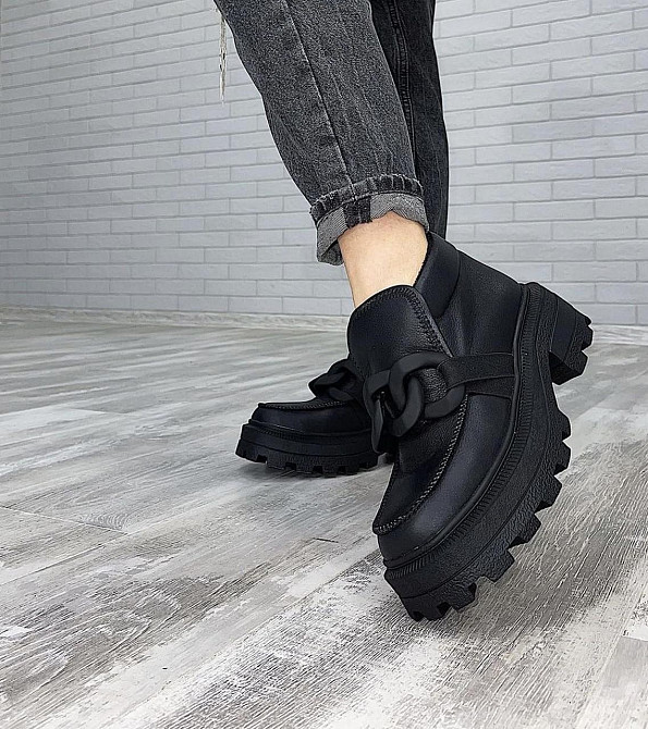 Marko Черевики жіночі DE MARKO чорні натуральна шкіра зимові 40р.-25.5см (4891) Коломия - фото 1