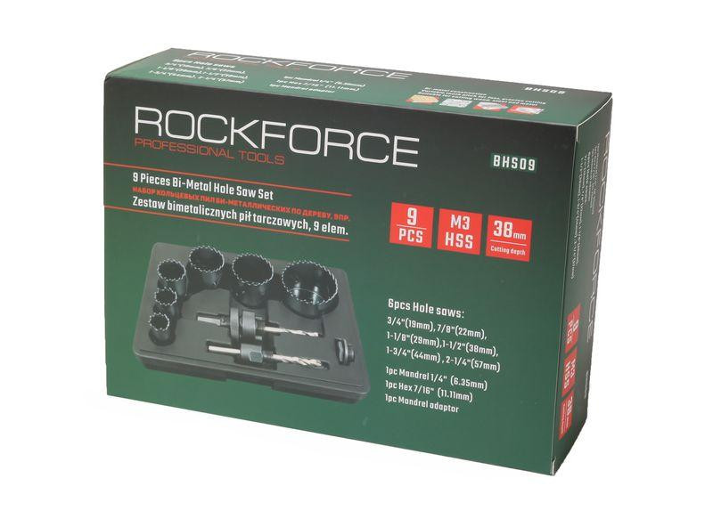 Пили кільцеві біметалічні по дереву, набір 9пр. ROCKFORCE RF-BHS09 Одеса - фото 2