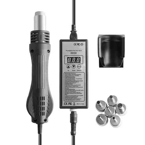 Термофен паяльный портативный Pigong 8858, подставка, термо фен Винница