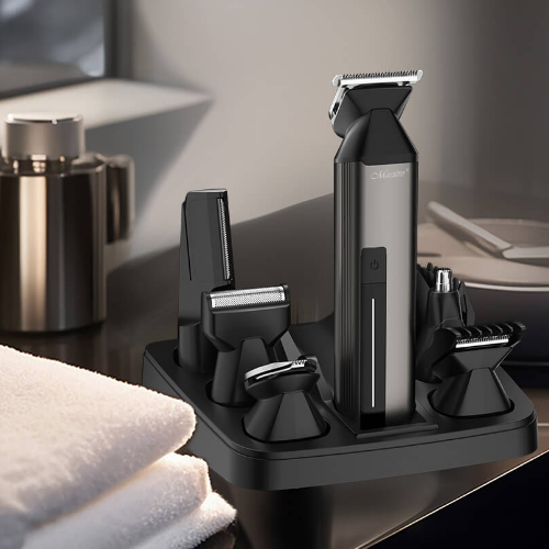 Набір для стрижки акумуляторний 3,7W 1200mAh 6в1 MR-660 Maestro Житомир - фото 2