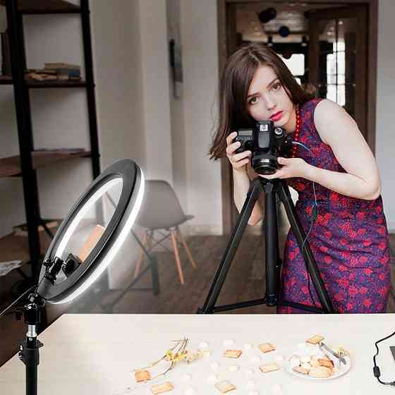 Кольцевая светодиодная LED лампа Ring Fill Light QX-300 SBR Киев