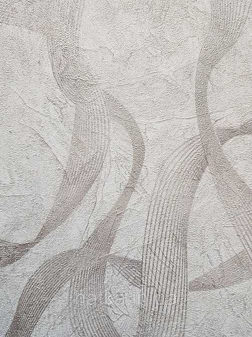 Шпалери метрові вінілові на флізеліні Sintra Vila абстракція зигзаги смуги бежеві золотисті 532522 Київ - фото 3