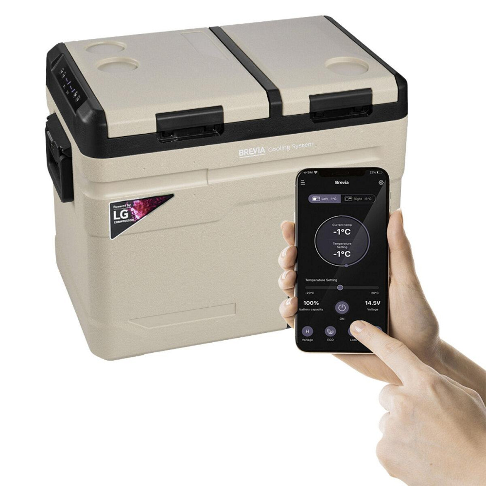 Холодильник автомобильный Brevia 47л (компрессор LG) двухкамерный 23525 Киев - изображение 2