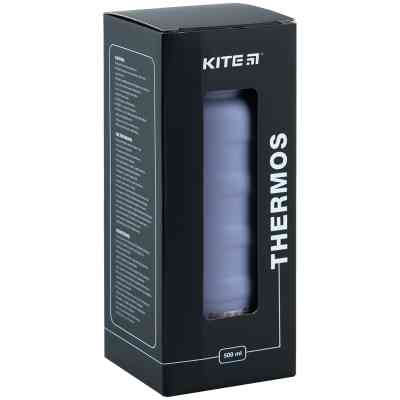 Термос Kite 500 мл сіро-фіолетовий (K24-1204-3) Винница