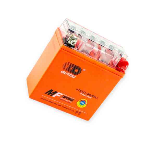 Аккумулятор (120x60x130) Актив мотоцикл ЯВА высокий гель оранжевый 12V5A Мукачево