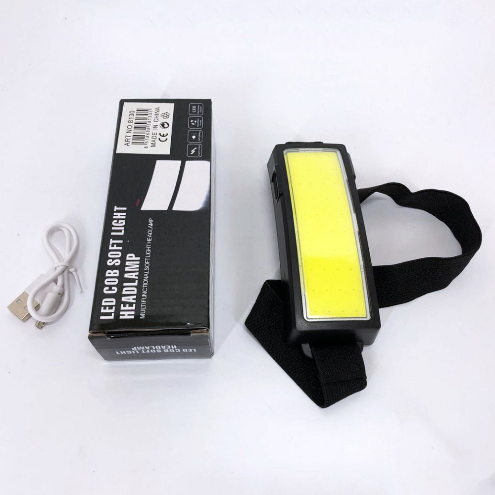 Ліхтар на голову для риболовлі Bailong BL-F007-COB, Портативний світлодіодний WC-175 налобний ліхтар Київ - фото 4