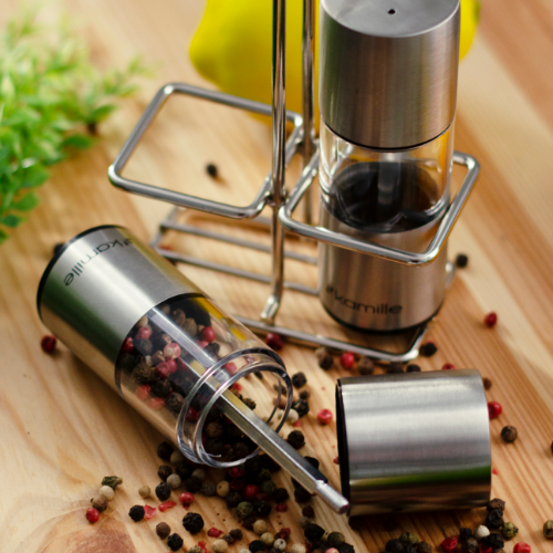 Набір млинків для спецій 2шт з підставкою KAMILLE 7052 Житомир - изображение 8