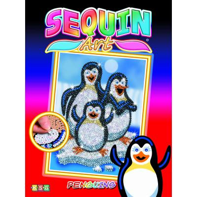 Набор для творчества Sequin Art RED Pepino Penguins (SA1503) Винница - изображение 2