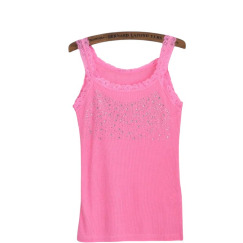 Майка жіноча з каменями one size рожевий Київ - фото 1