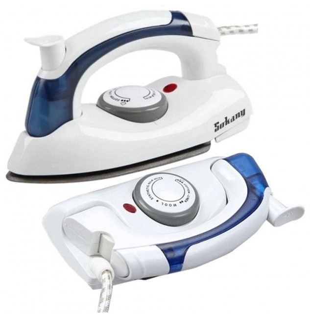 Дорожня складана праска Sokany SK-6047 3 режими 700Вт з відпарюванням Вінниця - фото 2