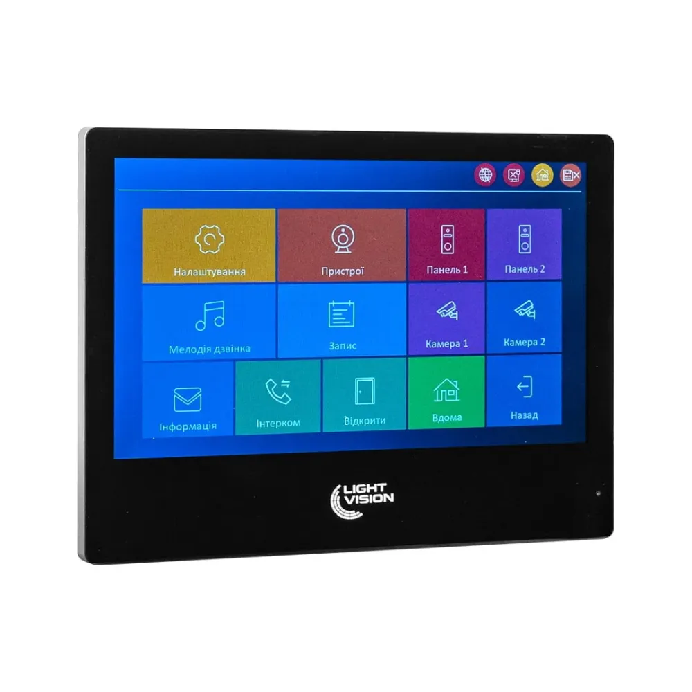 Відеодомофон 10" WiFi Tuya Light Vision SINGAPORE FHD Black (82-00233) Київ - фото 11