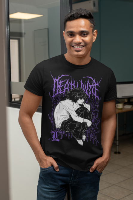 Футболка аниме Тетрадь смерти оверсайз (S/M/L) Черний AnimeJ0729 Днепр - изображение 4