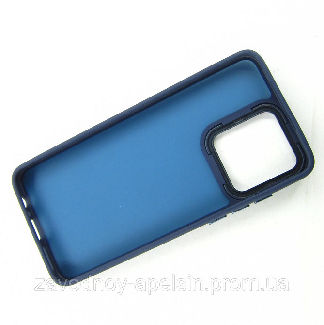 Motorola Moto G84 Матовий чохол Frame TPU+PC (синій) Одеса - фото 2