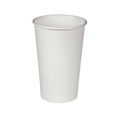 Стаканы одноразовые Romus бумажные белые 450 мл 50 шт. (01303) Винница - изображение 1