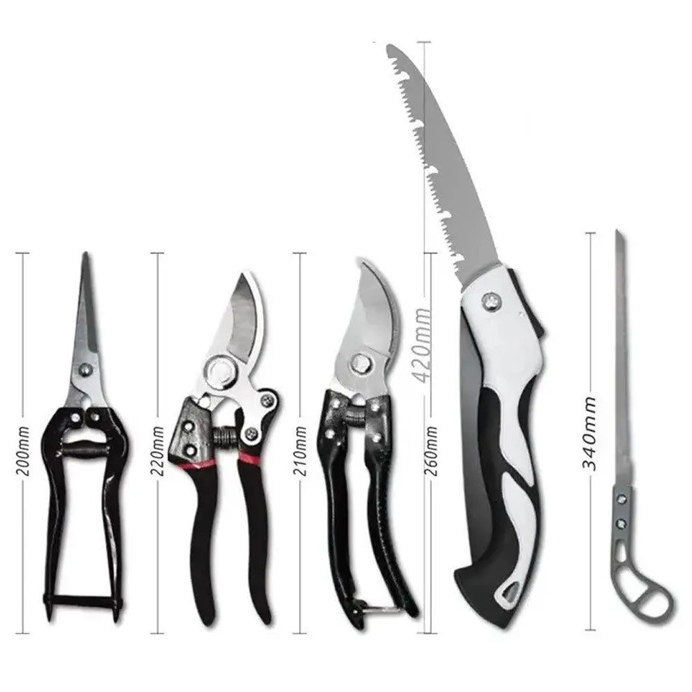 Набор садовых инструментов 5в1 (ножницы, секаторы, пилы) / Садовый инвентарь / Садовый набор инструметнта Киев - изображение 9