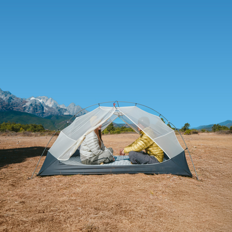 Намет двомісний ультралегкий Naturehike Mongar UL CNK2550WS016, коричневий Київ - фото 7