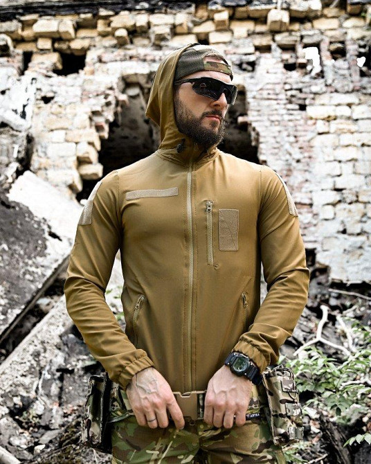 Полегшена тактична куртка Cambodia кайот НП5187 Одеса - фото 7