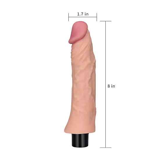 Реалістичний вібратор - Real Softee Vibrator 8" Sex Aura Київ