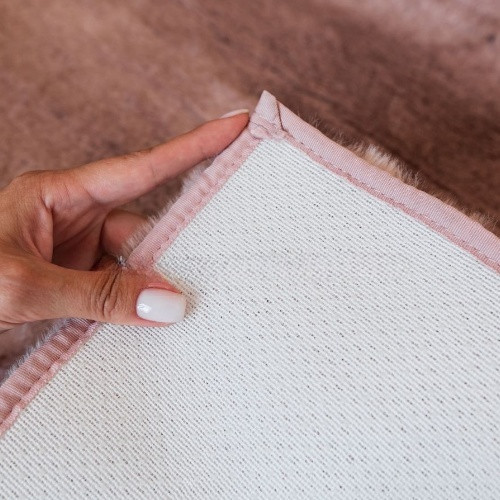 Килимок для підлоги еко-хутро Tweed 75*150см рожевий Дариана Житомир - изображение 5