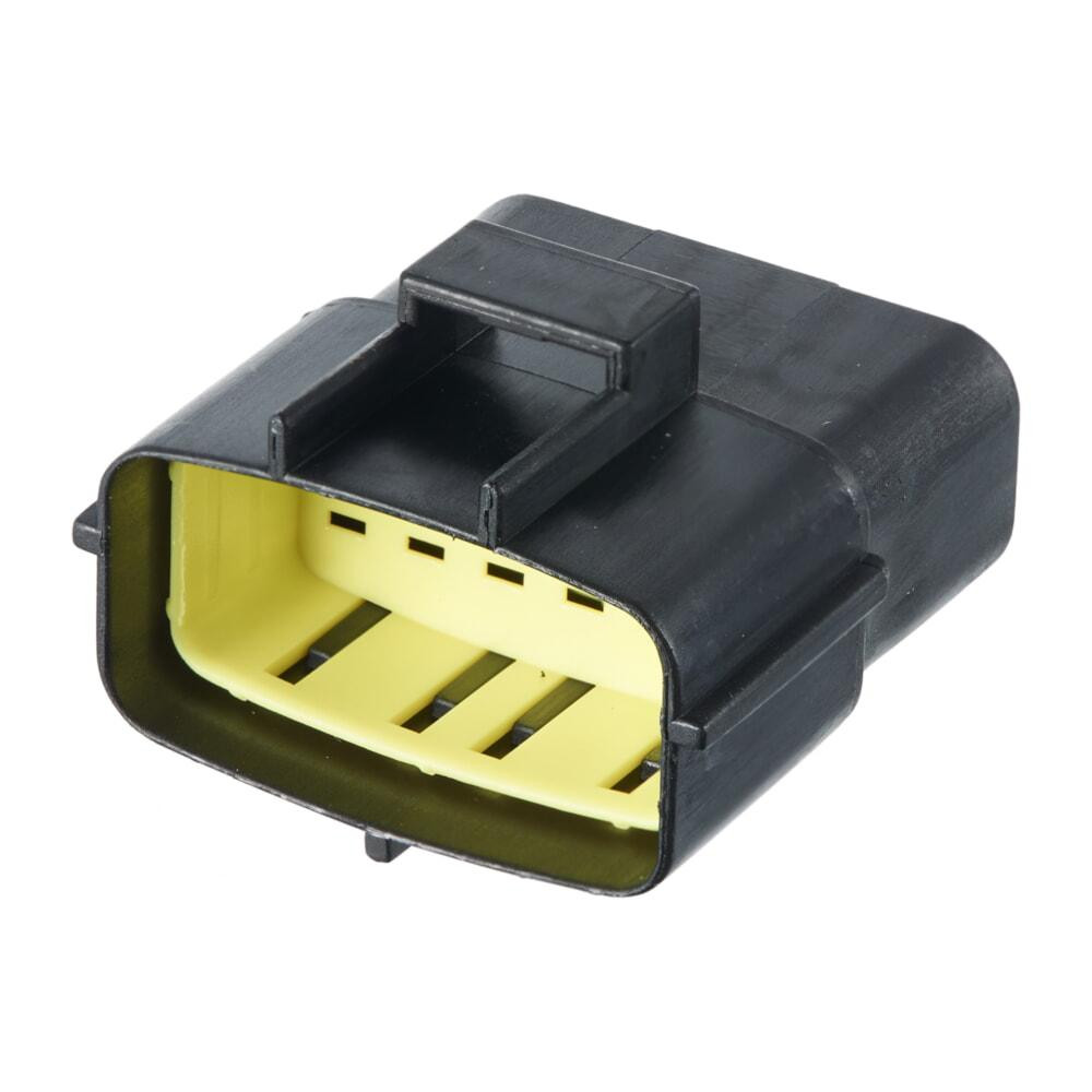 Електричний з'єднувач, 12-контактний Чорний, Пластик Київ - фото 2