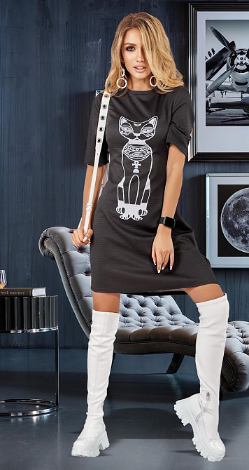 Стильне чорне плаття (42) Київ - фото 2