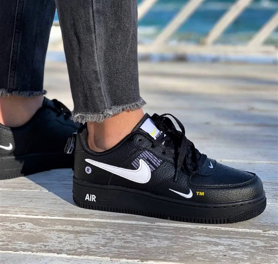 Кроссовки Nike Force Черные Женские Форсы Найк (размеры: 38) Видео Обзор Днепр - изображение 8