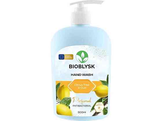 Крем-мыло жидкое 500мл парфюмированное антибактериальное “Citrus Tree Oud” ТМ BIOBLYSK Киев