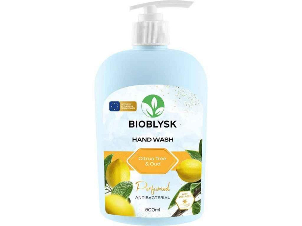 Крем-мыло жидкое 500мл парфюмированное антибактериальное “Citrus Tree Oud” ТМ BIOBLYSK Киев - изображение 1